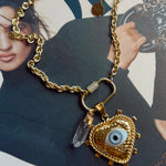 Collar Corazón Cuarzo