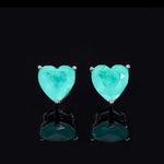 Aretes Corazón Turmalina