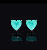 Aretes Corazón Turmalina