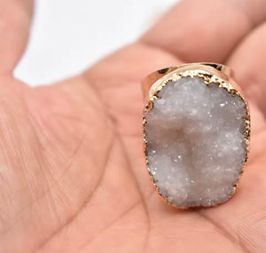 Anillo Cuarzo Blanco