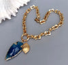 Collar Cuarzo Azul Flecha