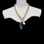 Collar Cuarzo Azul Flecha