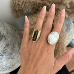 Anillo Cuarzo Blanco