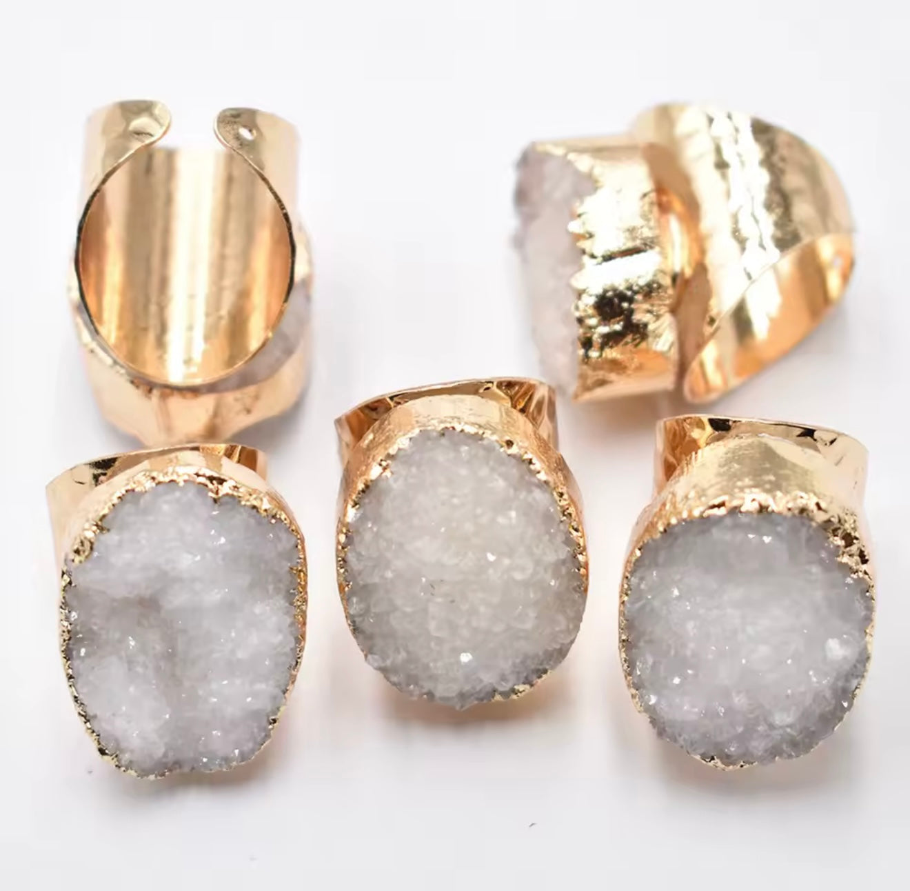Anillo Cuarzo Blanco