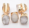 Anillo Cuarzo Blanco