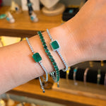 Pulsera Tenis Esmeralda 3mm