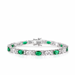 Pulsera Tenis Ovalada