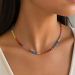 Collar Rainbow Corazones