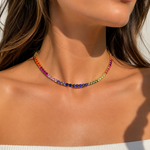 Collar Tenis Rainbow 4mm