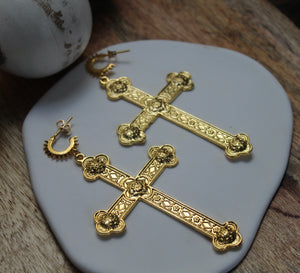 Aretes Cruz Barroca