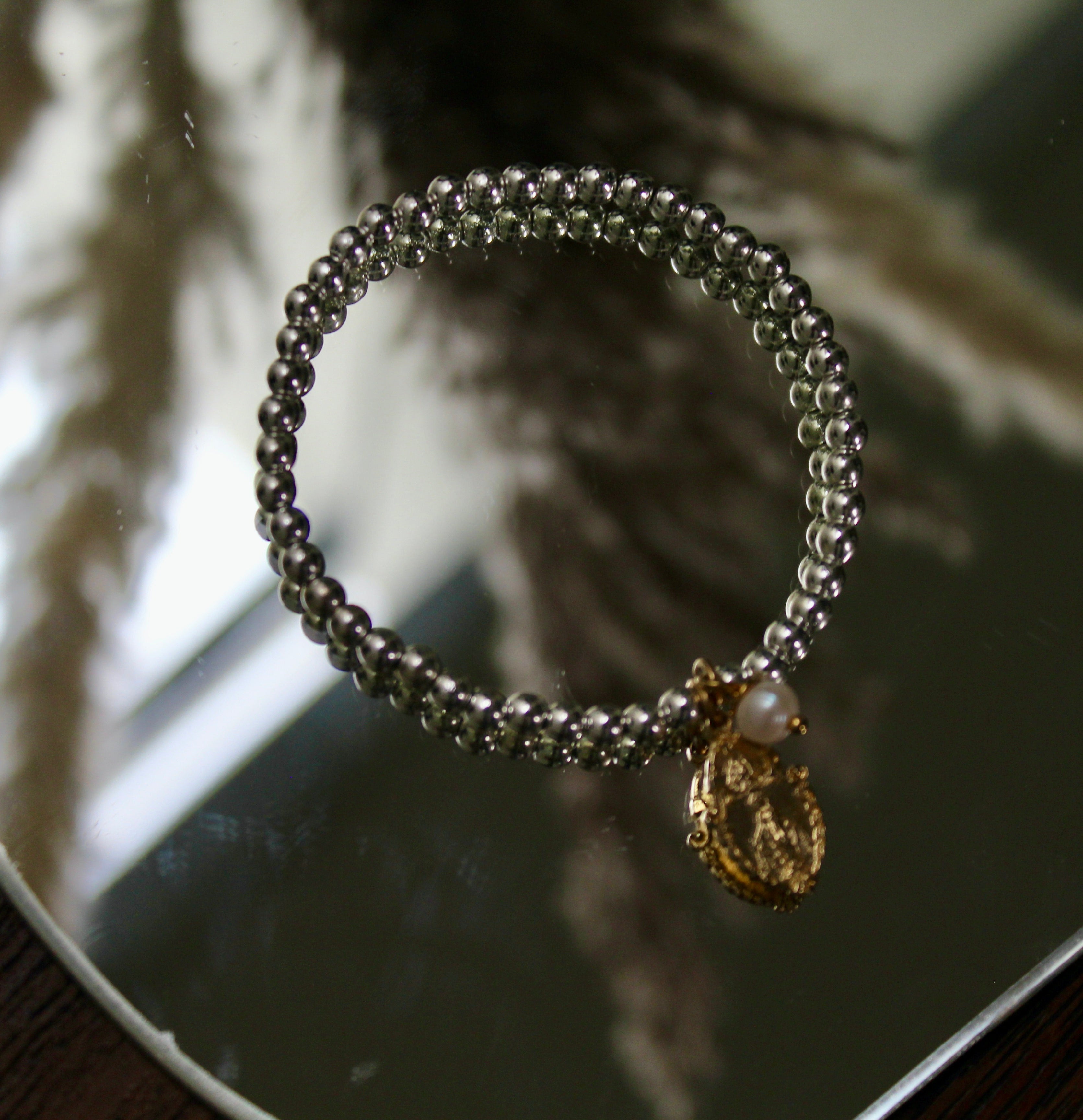 Pulsera Virgen Perla