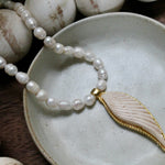 Collar Perlas Ala Marfil