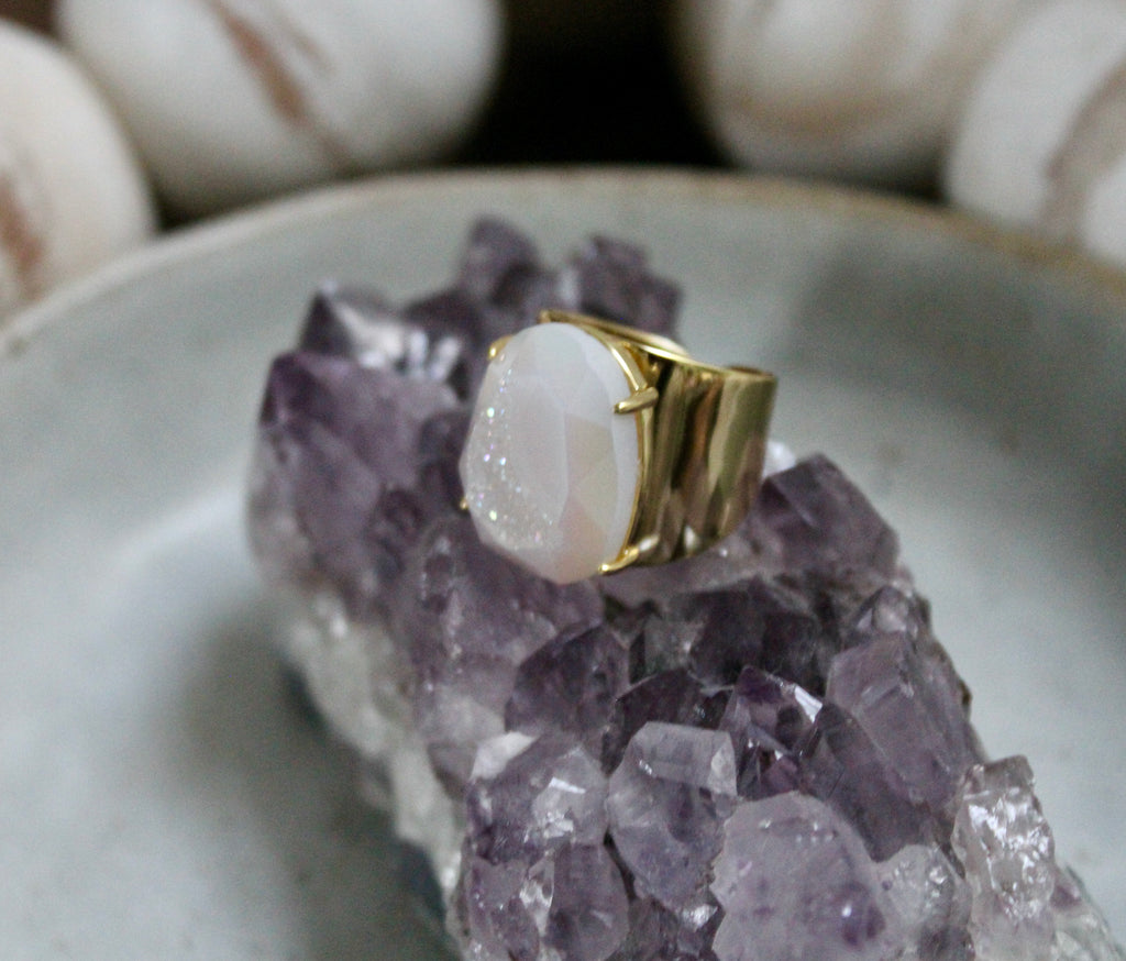 Anillo Cuarzo Blanco