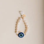 Pulsera Ojo Cristales Azules