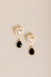 Aretes Sagrado Corazon Onix