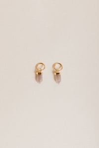 Aretes Mini Cuarzo Amatista