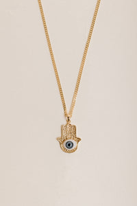 Collar Mano Hamsa Ojito