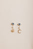 Aretes Luna y Estrella Ojo Azul