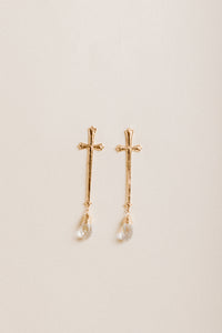 Aretes Daga Cristal