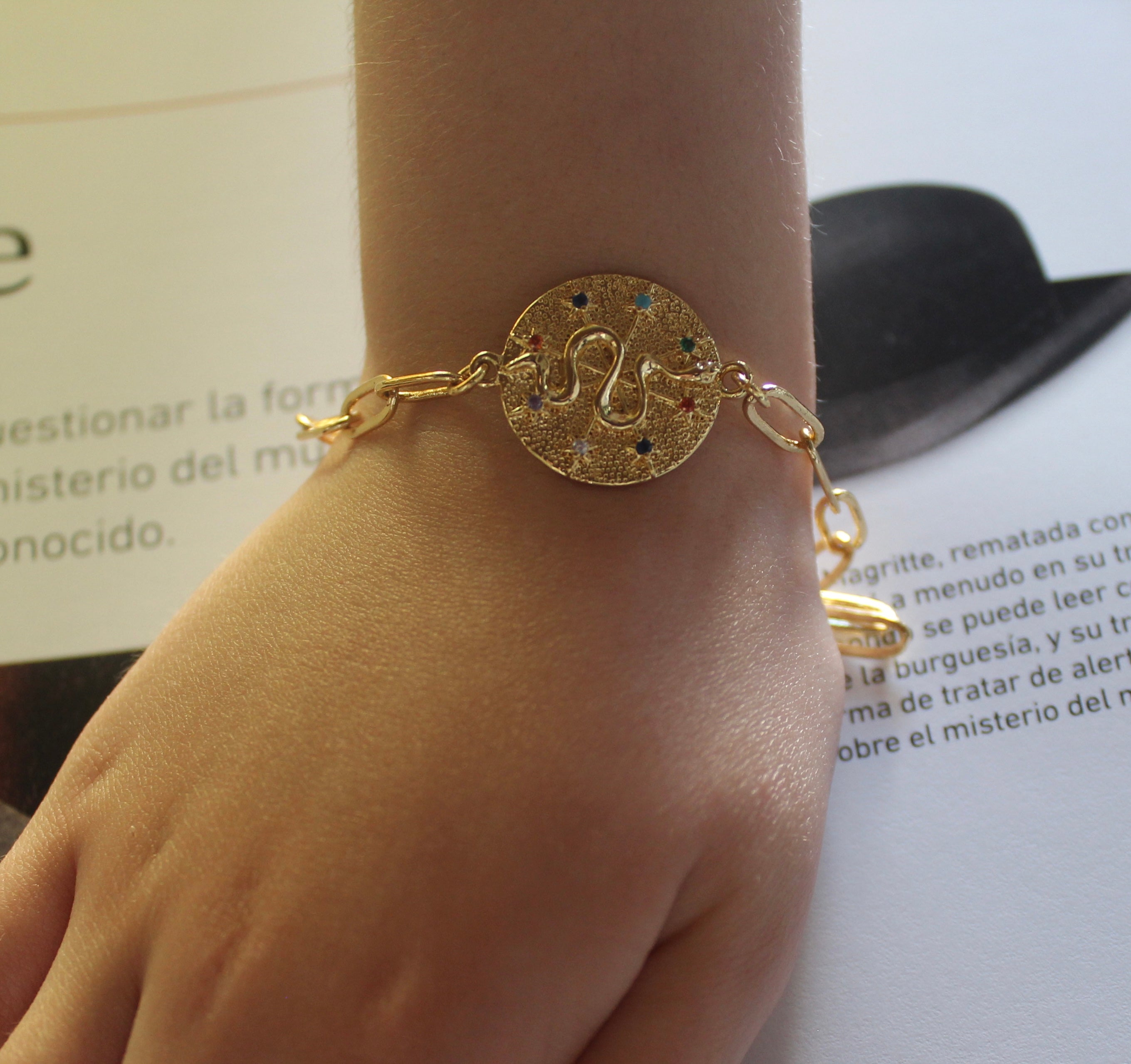 Pulsera Moneda Serpiente